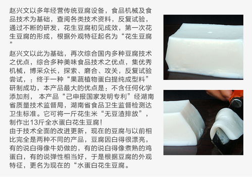 遼寧正宗水蛋白花生豆腐 長沙春飛食品科技公司的技術(shù)開發(fā)與高清視覺呈現(xiàn)